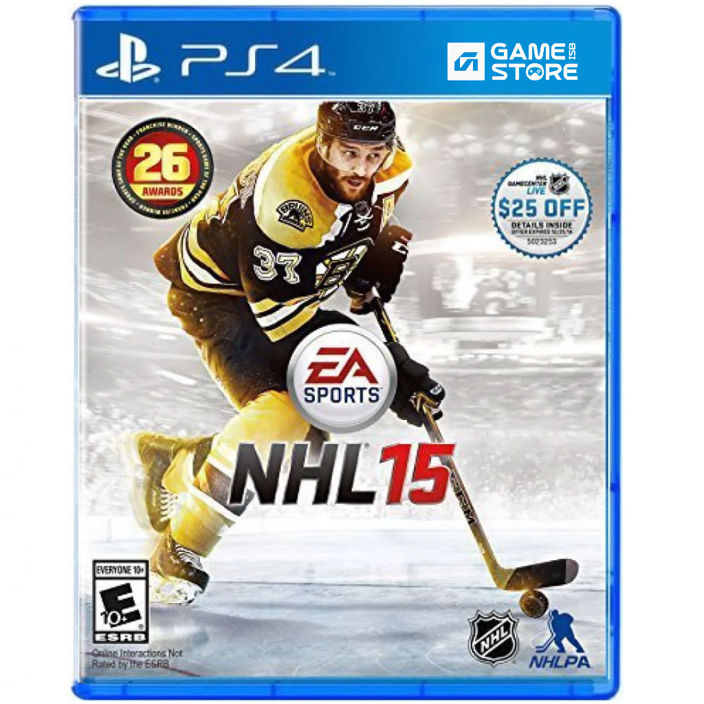 NHL 15 PS4 used game case front cover
