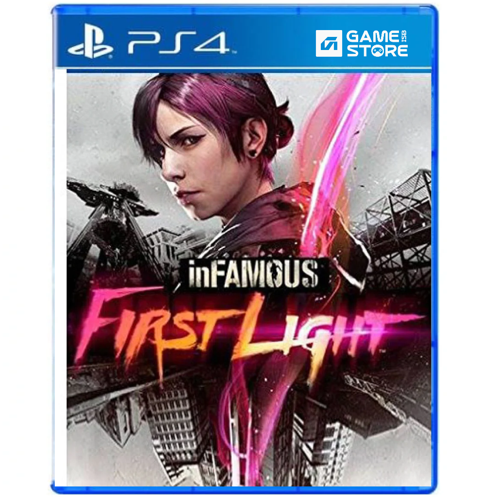 Infamous First Light PS4 used game case front cover