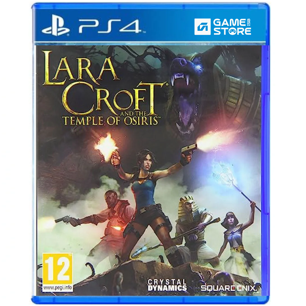 Lara Croft Temple of Osiris PS4 used game case front cover