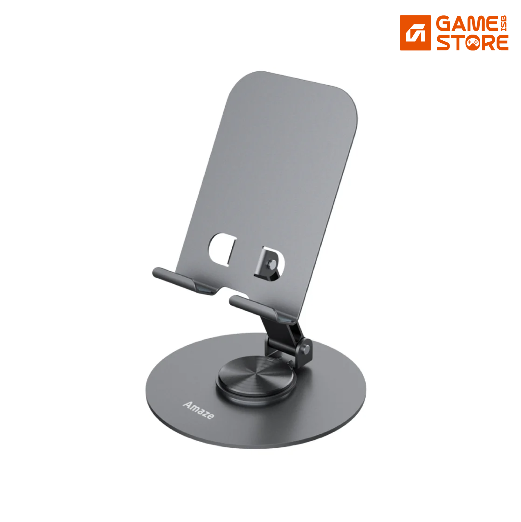 Amaze 360 Degree Metallic Desktop Mobile Holder A560 – Gray