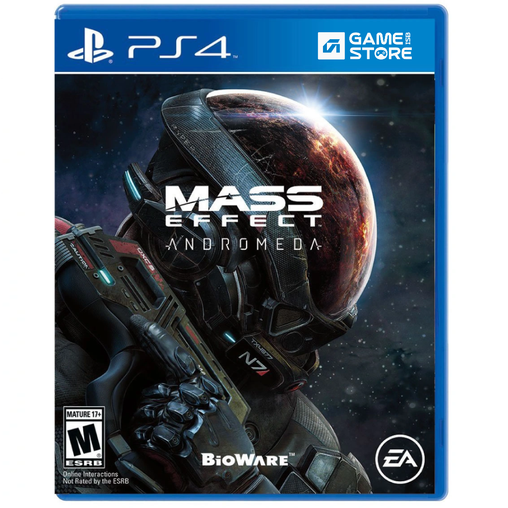 front Mass Effect Andromeda PS4 used game cover front Ryder