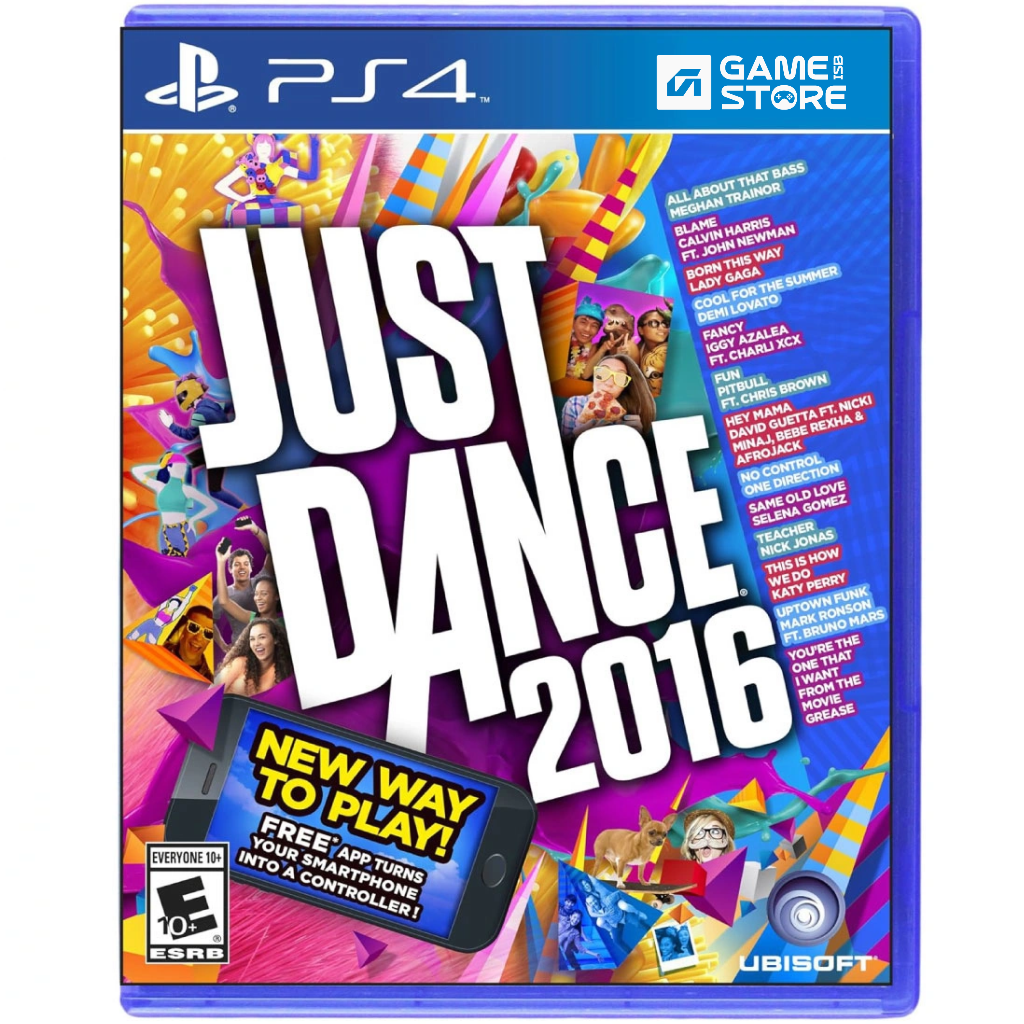 Just Dance 2016 PS4 pre-owned disc case family Ubisoft