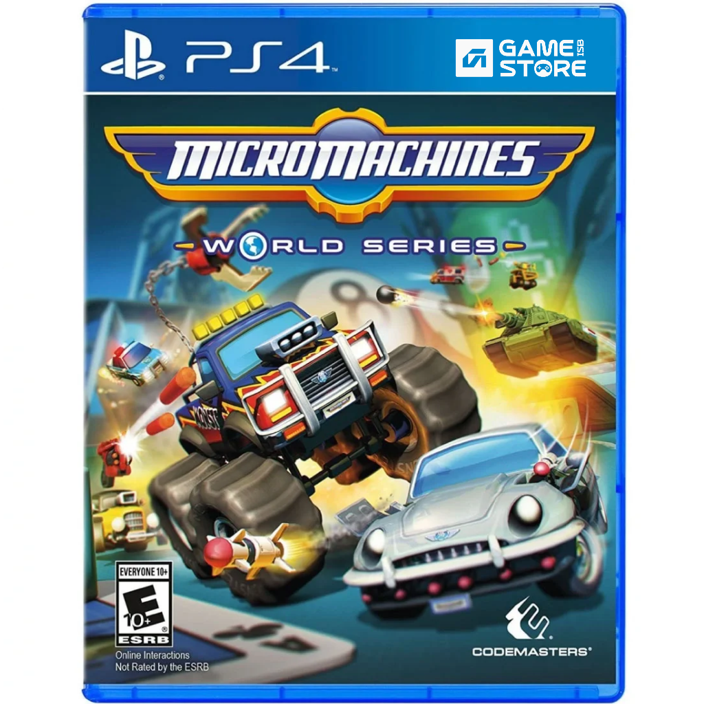 Micro Machines World Series PS4 used game cover front tiny cars