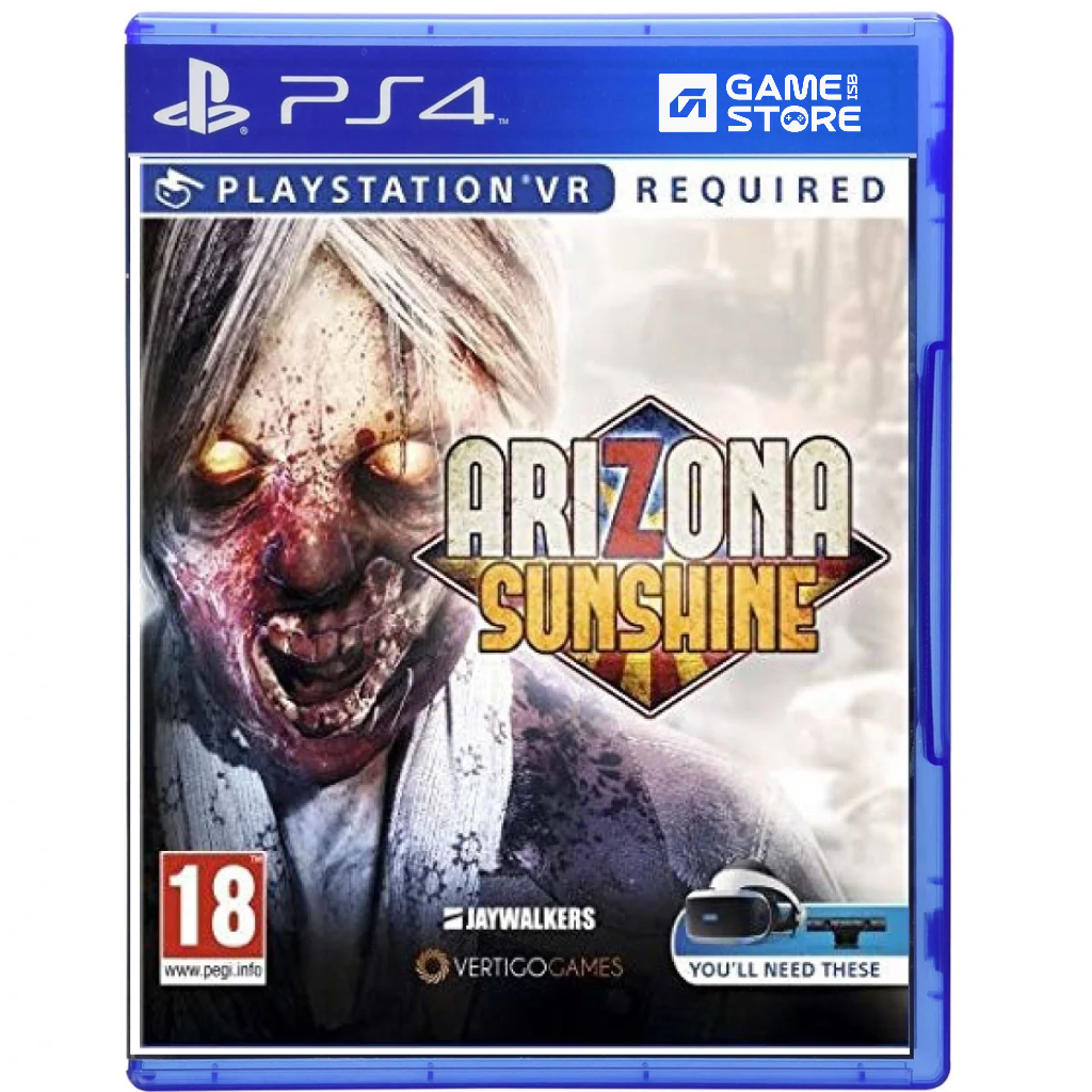 Arizona Sunshine PS4 pre-owned disc case PSVR shooter