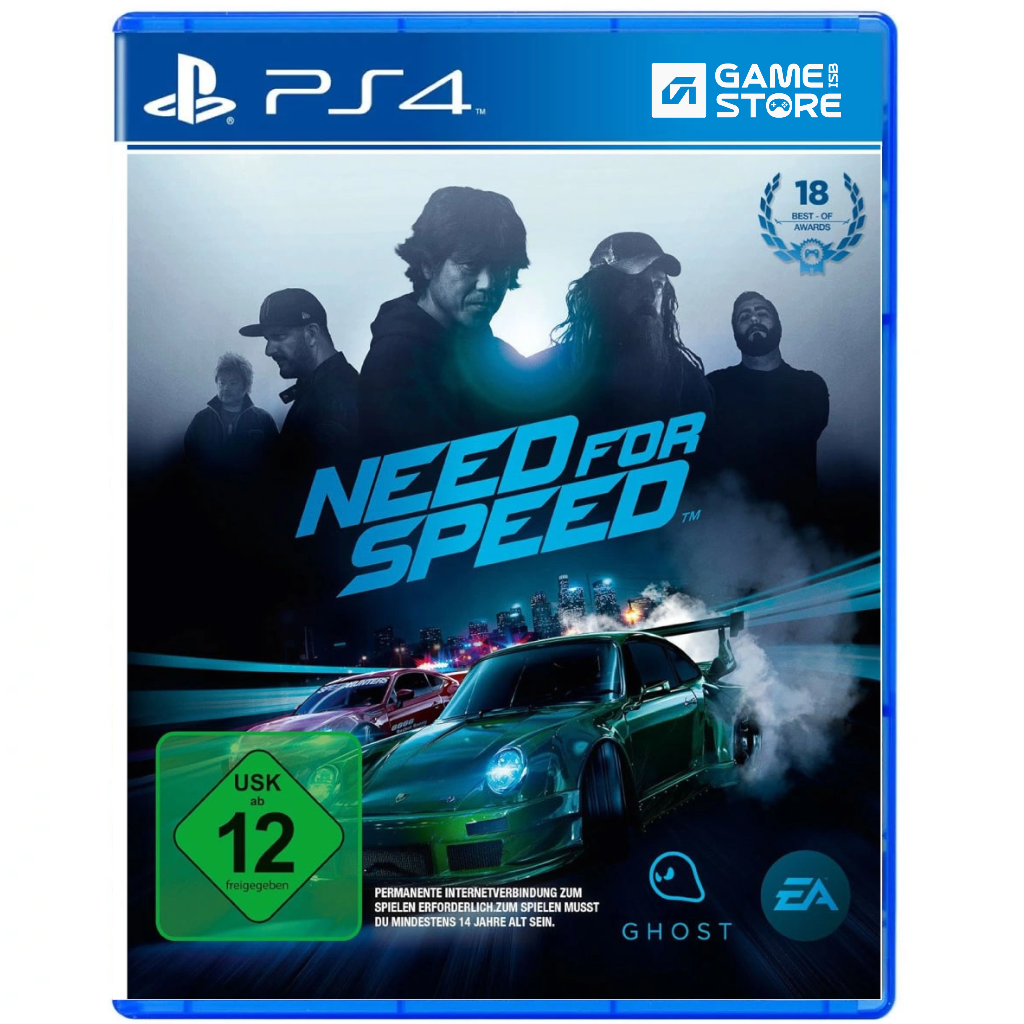 Need for Speed PS4 used game cover front street car night