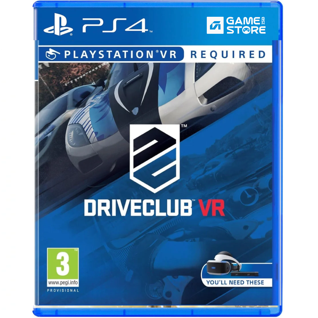 DriveClub VR PS4 pre-owned disc case PSVR racing