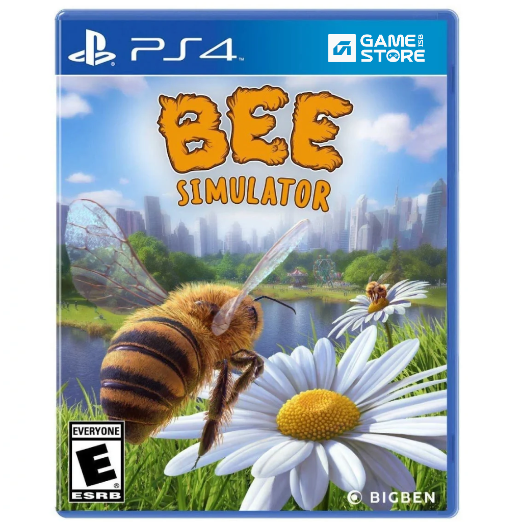 Bee Simulator PS4 used game cover front honeybee flower
