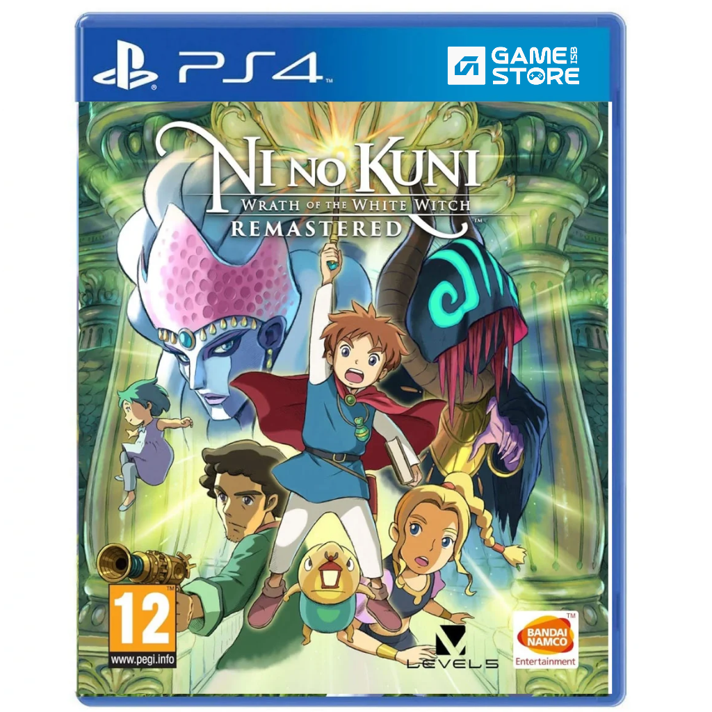 Ni no Kuni Wrath of the White Witch Remastered PS4 used game cover