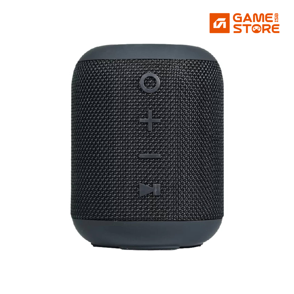 Sound Crush M7 Bluetooth Speaker with fabric grille and 360-degree sound