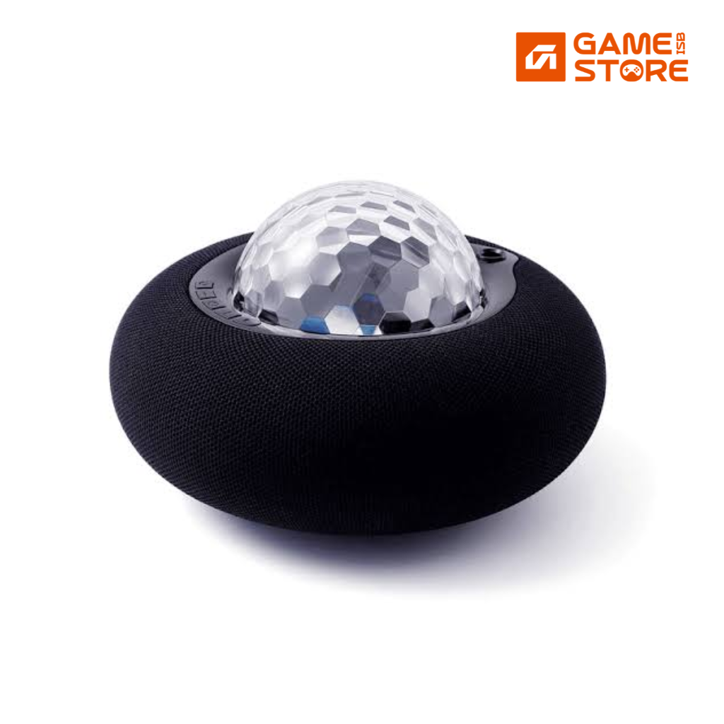 Joyroom JR-MS02 Maya Series RGB Wireless Speaker in black with colourful ambient lighting, a portable Bluetooth speaker for Pakistan