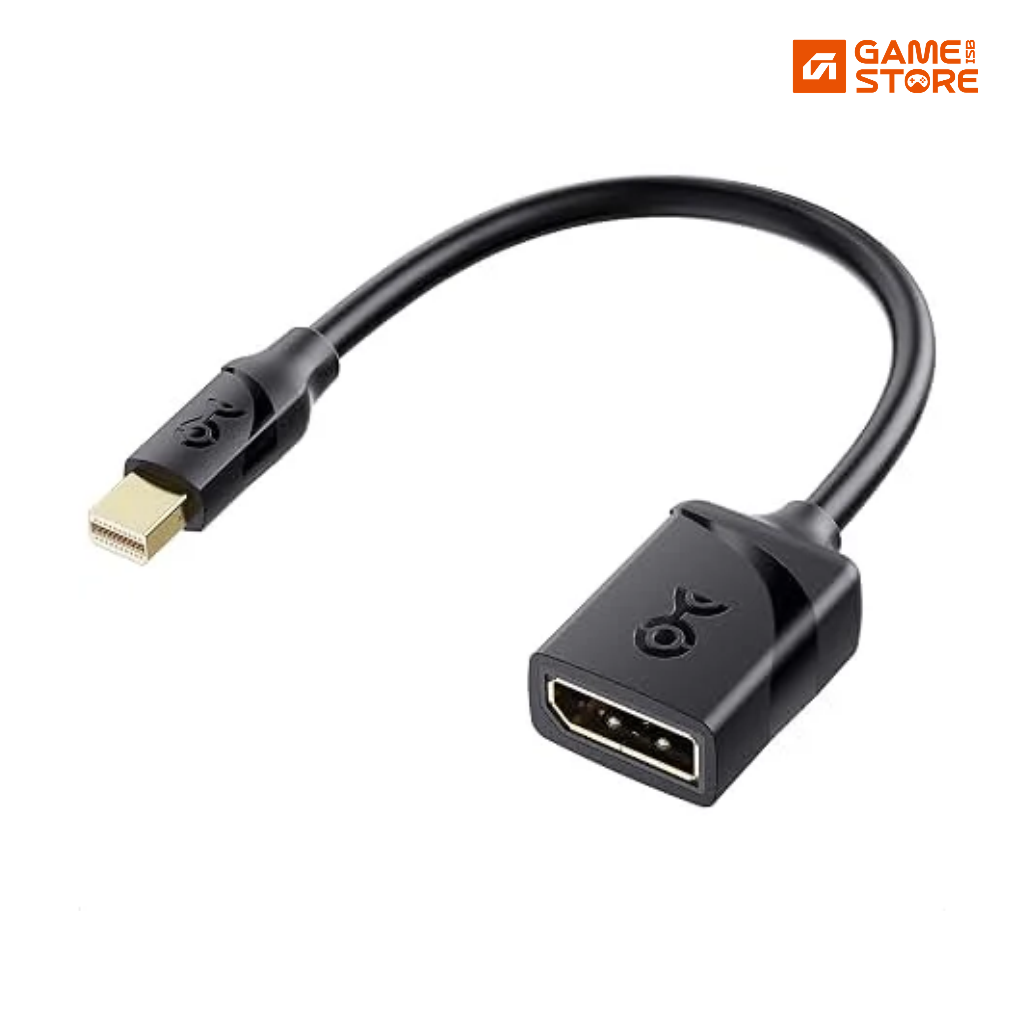Mini DisplayPort to DisplayPort adapter 4K black, Mini DP to DP converter Pakistan