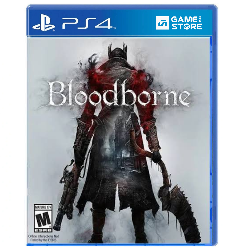 Bloodborne PS4 used game cover front Hunter Yharnam gothic