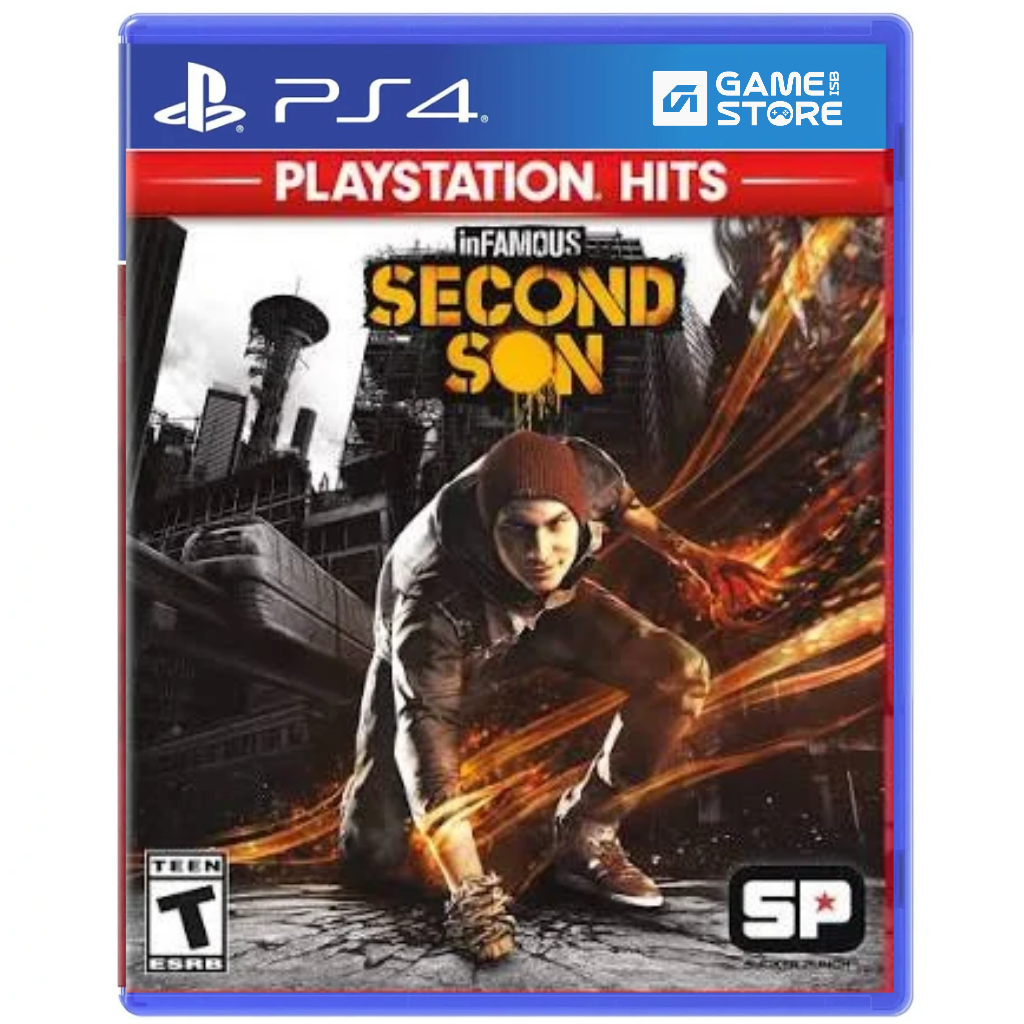 Infamous Second Son PS4 game cover art Pakistan