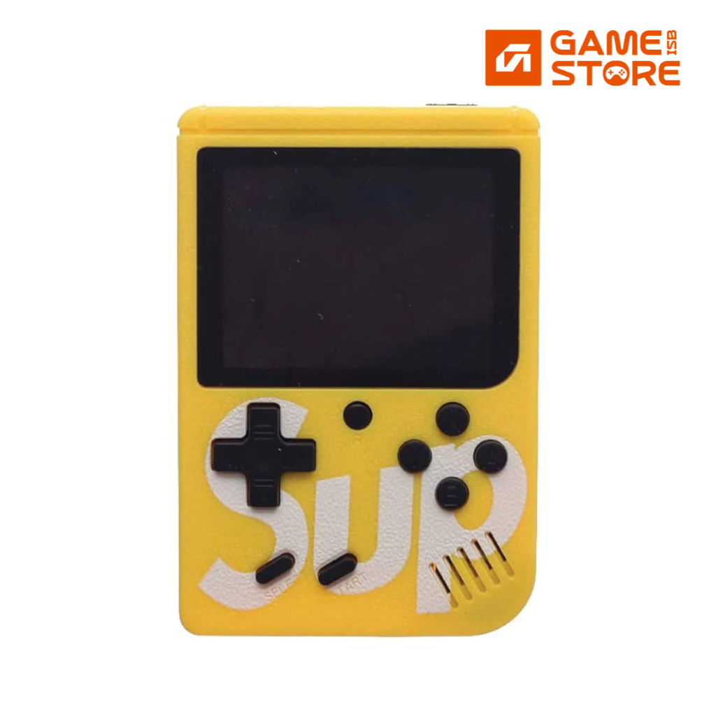 Sup Game Box 3 inch LED handheld retro game console with an external gamepad for two player games