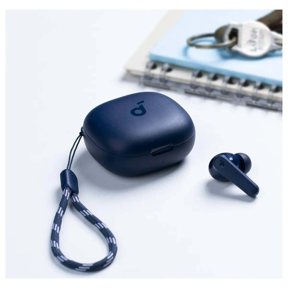 ANKER Soundcore R50i True Wireless in-Ear Earbuds with 30H+ Playtime, Clear Calls & High Bass, IPX5, Soundcore Connect App with 22 Preset EQs | Blue