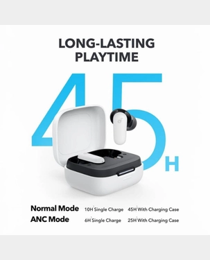 Anker Soundcore R50i NC Noise Cancelling Earbuds with Bluetooth 5.4 & Upto 45 Hours Playtime | White