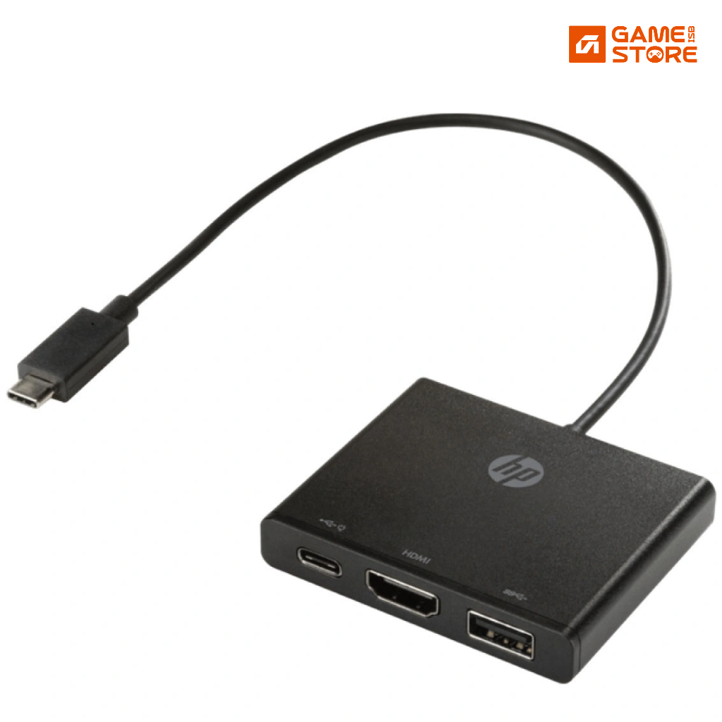 HP USB-C Multi-Port Hub Adapter front view