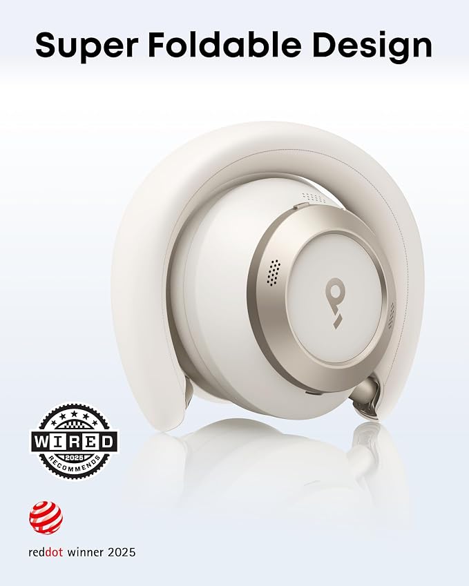 Anker Soundcore Space One Pro Headphone with Active Noise Cancelling & Upto 60 Hours Playtime