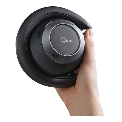 Anker Soundcore Space One Pro Headphone with Active Noise Cancelling & Upto 60 Hours Playtime | Black
