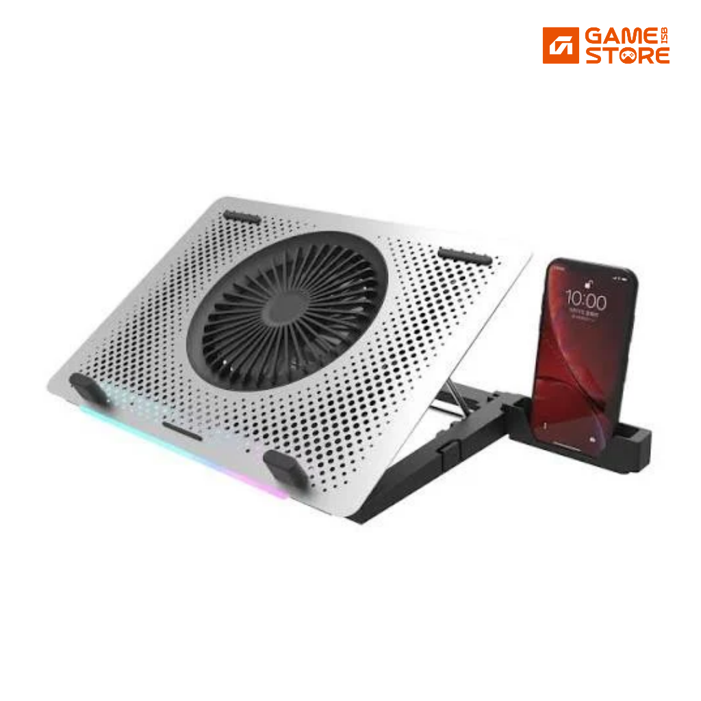 Darkflash G200 Plus lightstrip laptop cooler silver RGB cooling pad Pakistan