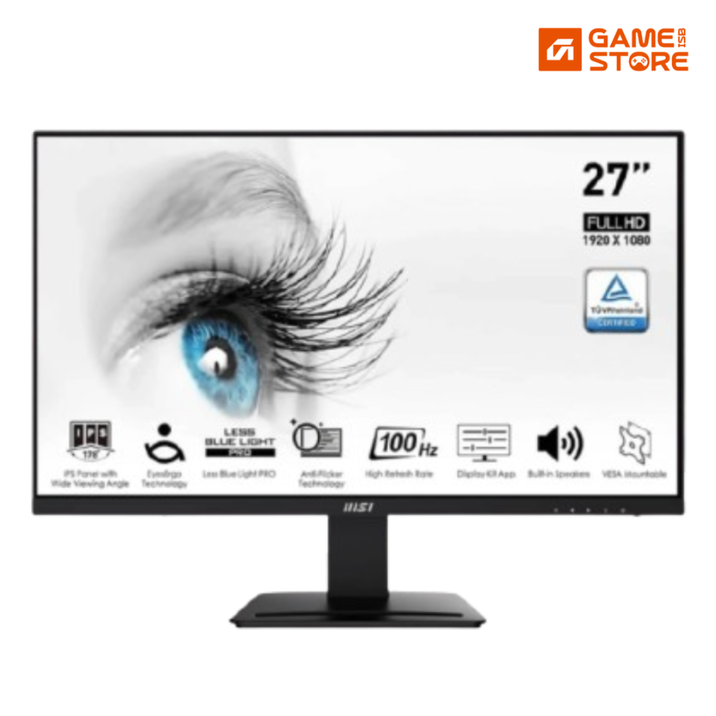 MSI PRO MP273U HDMI DisplayPort connectivity