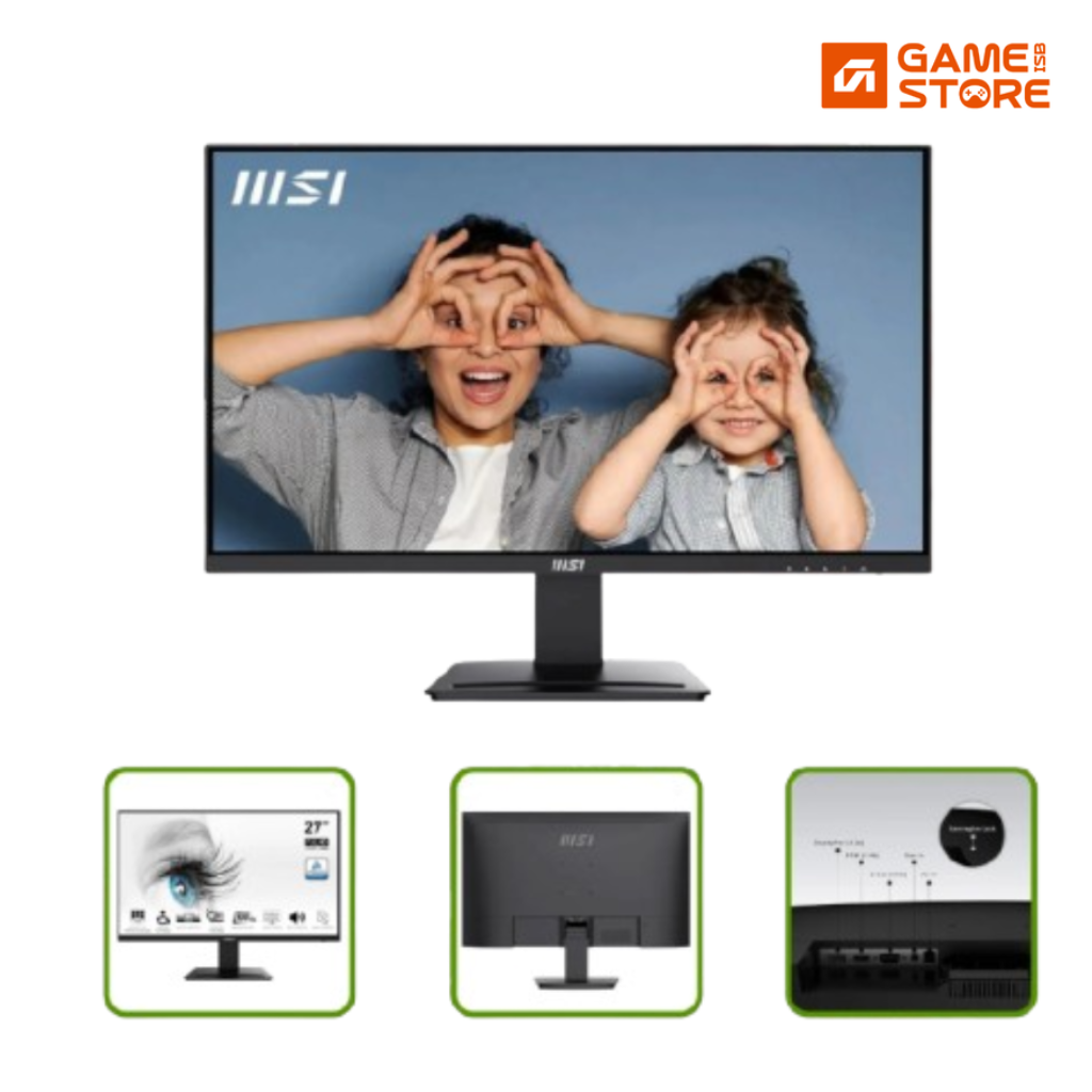 MSI PRO MP273U HDMI DisplayPort connectivity