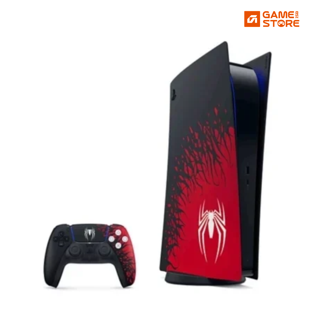 PS5 Digital Marvel Spider-Man faceplates pair