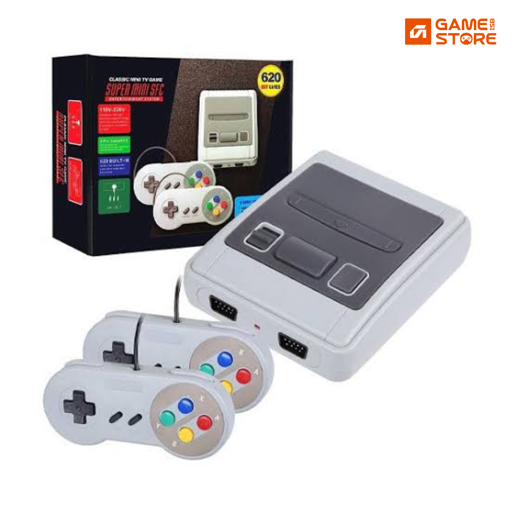 Super Mini SFC 620 in 1 retro console front view