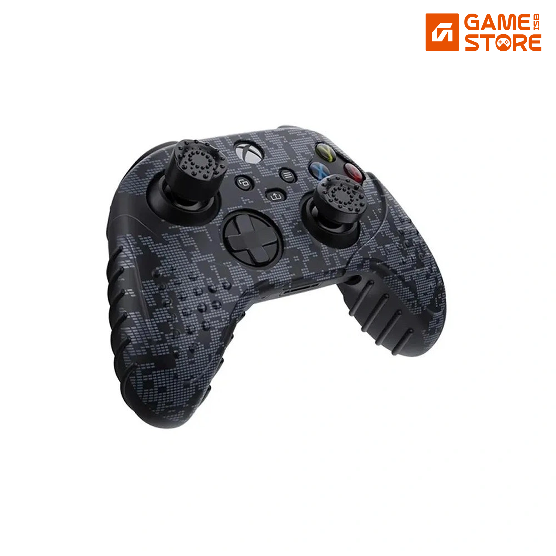 Sparkfox Xbox Series X|S Silicone Grip Pack Skin and Thumb Caps – Camo Grey – W20X502