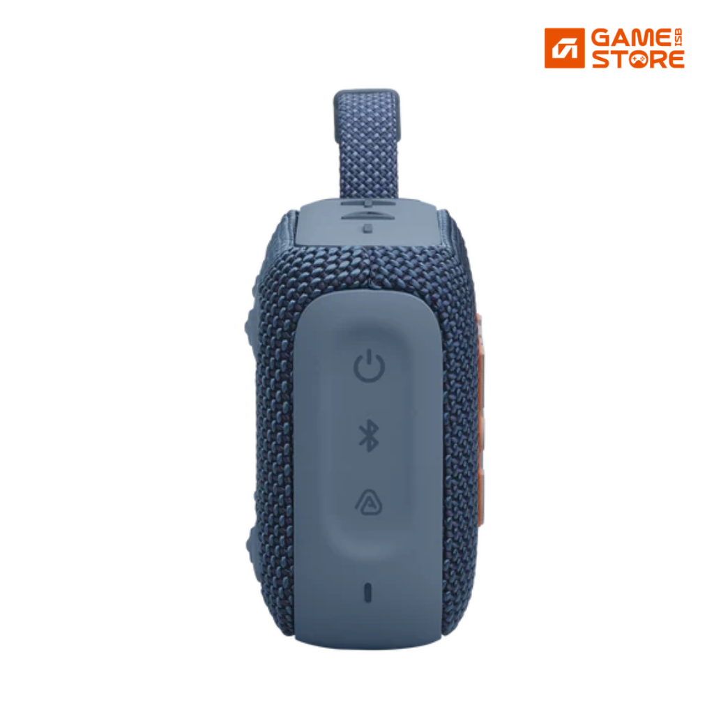 JBL Go 4 ultra-portable Bluetooth speaker side view with compact design