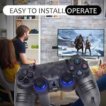 GS5 Mini Portable Game Console, 64GB Storage, 30000 Pre-installed Games, PSP Games Compatible, 53 Simulators (Black)