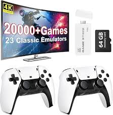 M18 Retro Gaming Console with 4K Ultra HD game stick