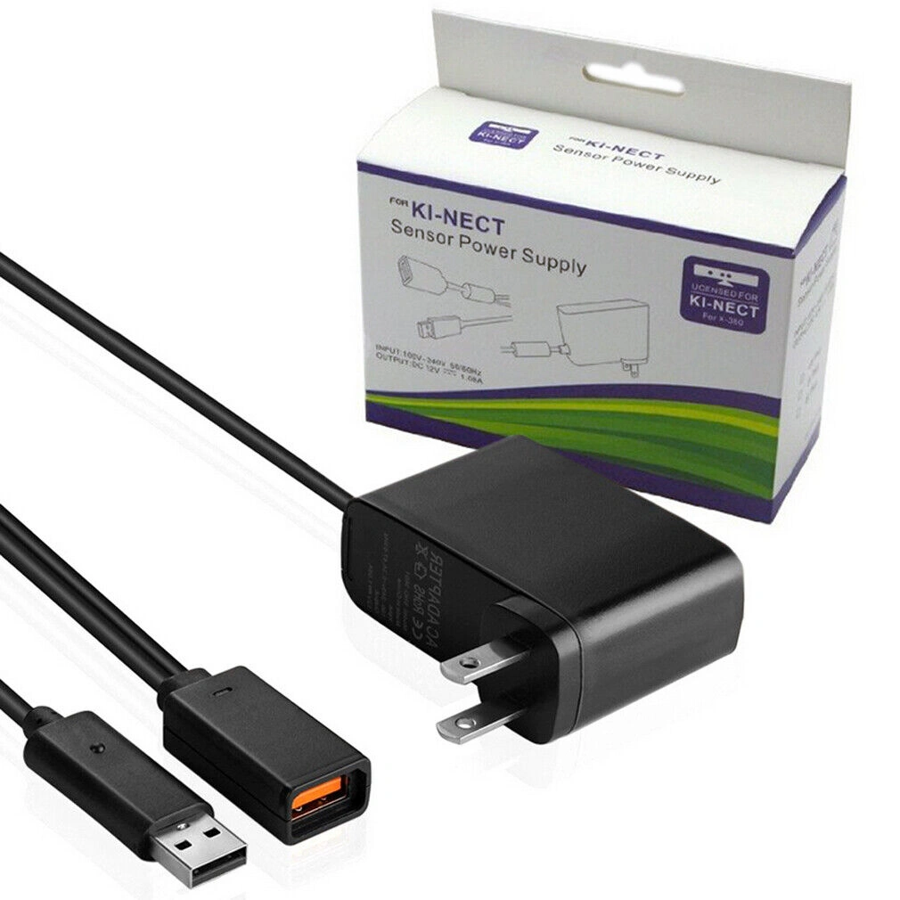 Xbox 360 Kinect adapter for powering Kinect sensor on Slim and E consoles