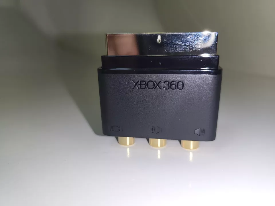 Microsoft Xbox 360 SCART to RCA adapter for xbox accessories setup