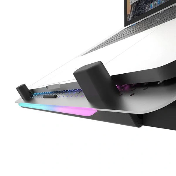 Darkflash G200 Plus lightstrip laptop cooler silver RGB cooling pad Pakistan