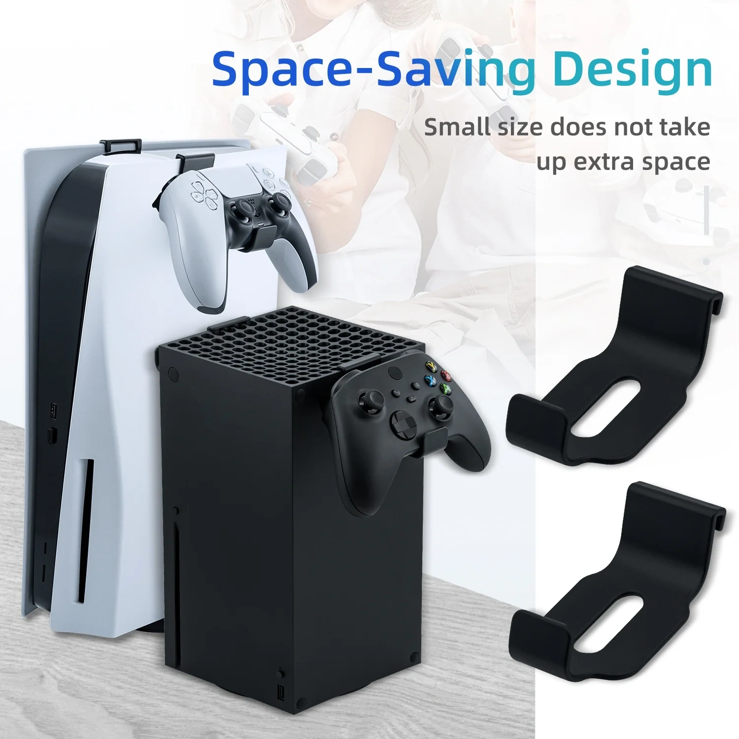 Universal controller and headset storage bracket GP-510 for PS5 and Xbox Series X