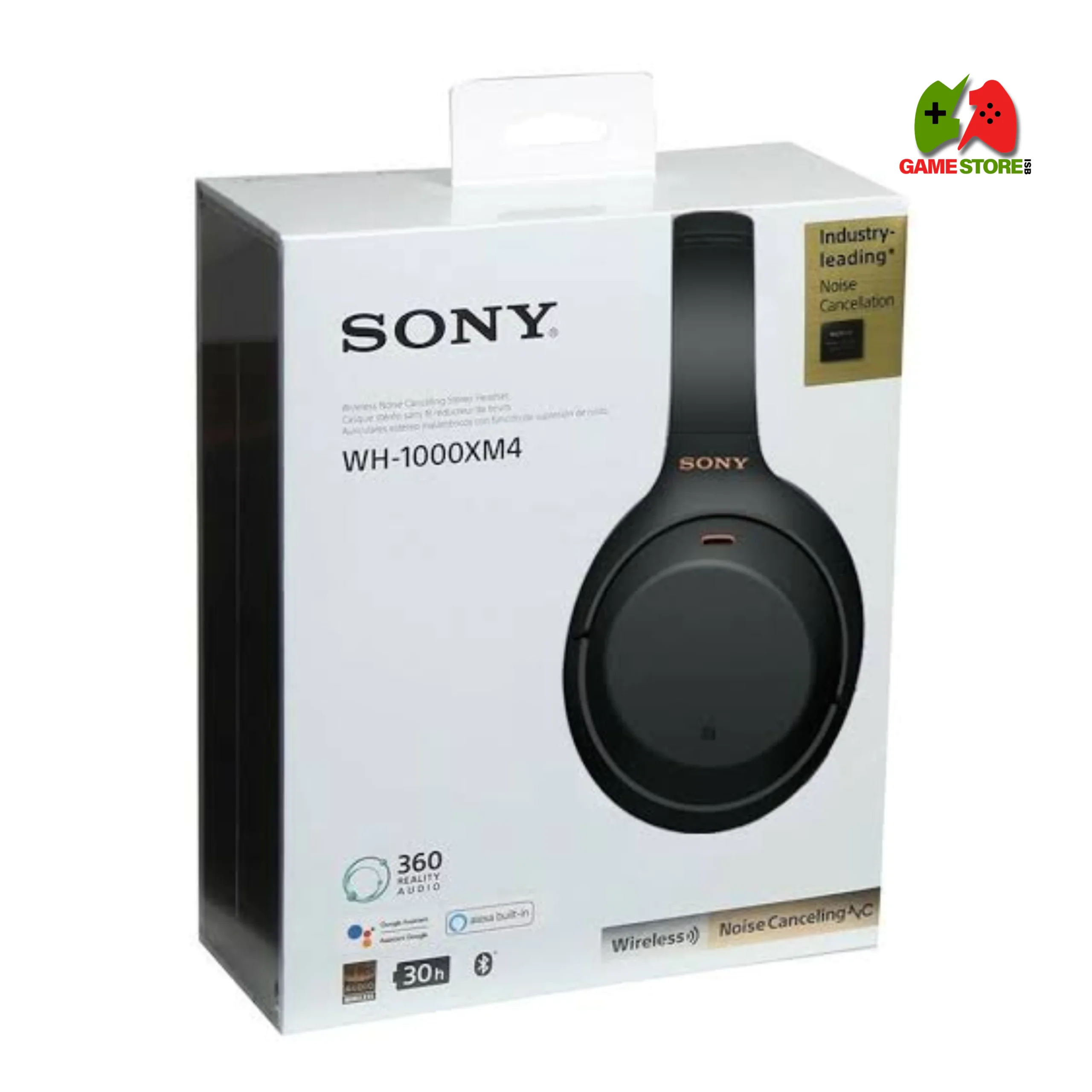 Sony WH-1000XM4 Wireless Noise-Canceling Over-Ear Headphones in Black Color.